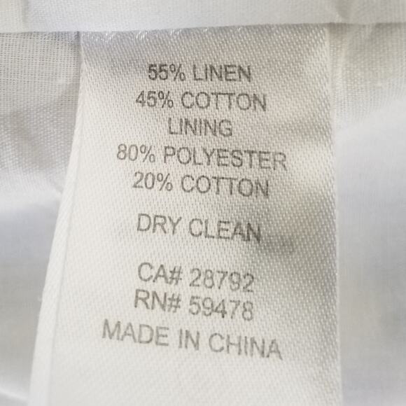 Rachel Zoe M Animal Print Linen Blend Lined Blazer - Picture 6 of 7